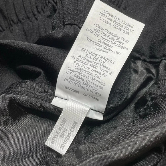 Madewell Huston Pull On Crop Wide Leg High Rise Black Pants Small - Picture 8 of 13